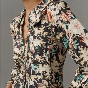 Anthropology Pilcro SP long sleeve cropped top